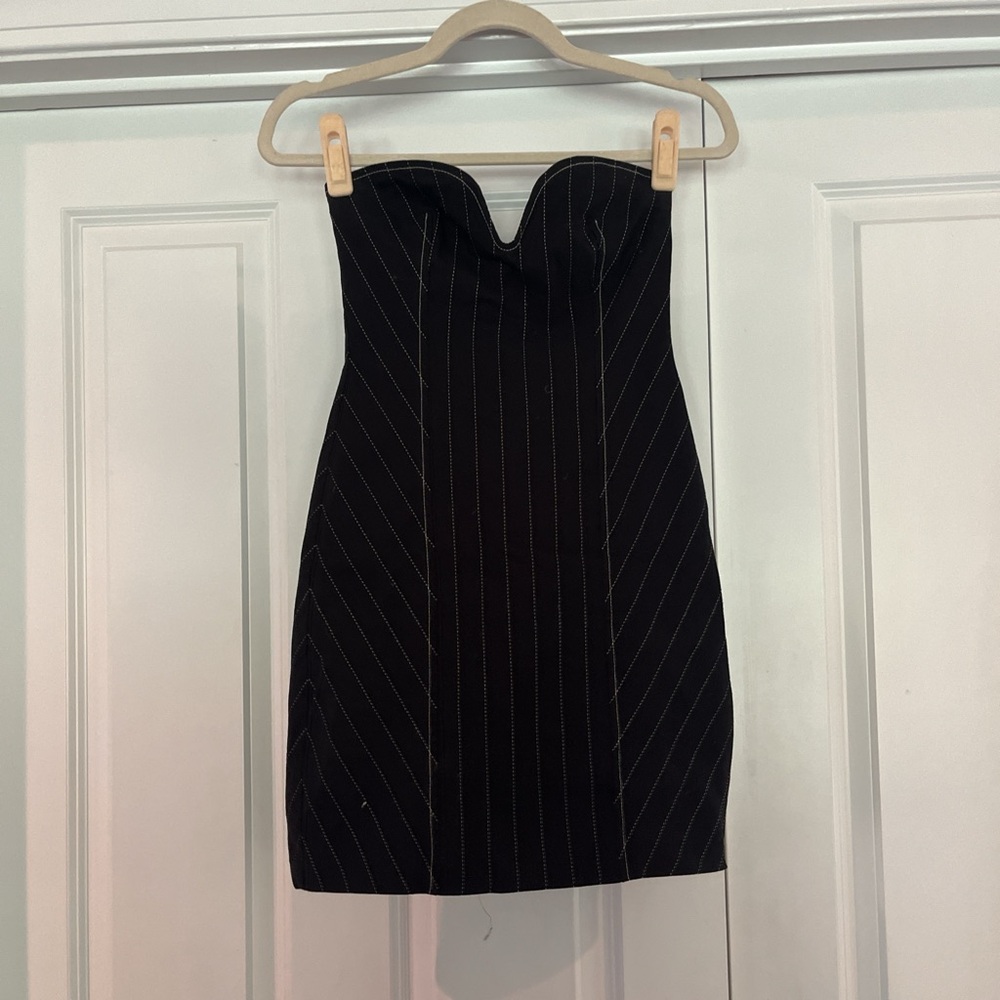 Zara mini strapless dress